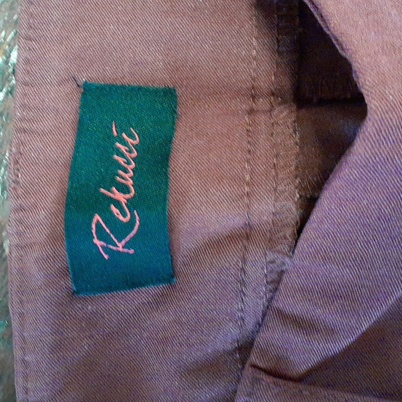 Rekucci Burgundy Stretch Slacks/Dress Pants, Size 14 - Picture 2 of 3